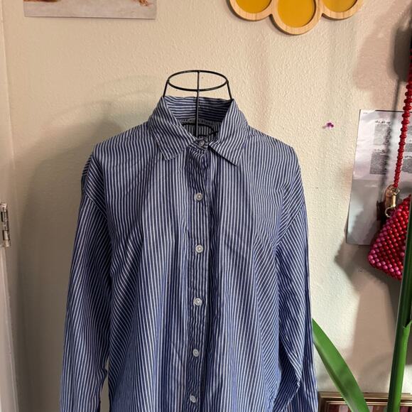 Veronica Beard Gilda Asymmetrical Shirt 6 - Picture 2 of 9